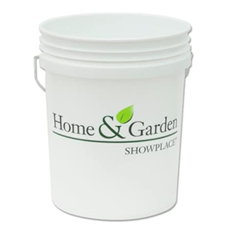 Leaktite 05GLHGS Home And Garden White Plastic Pail - 5 Gallon